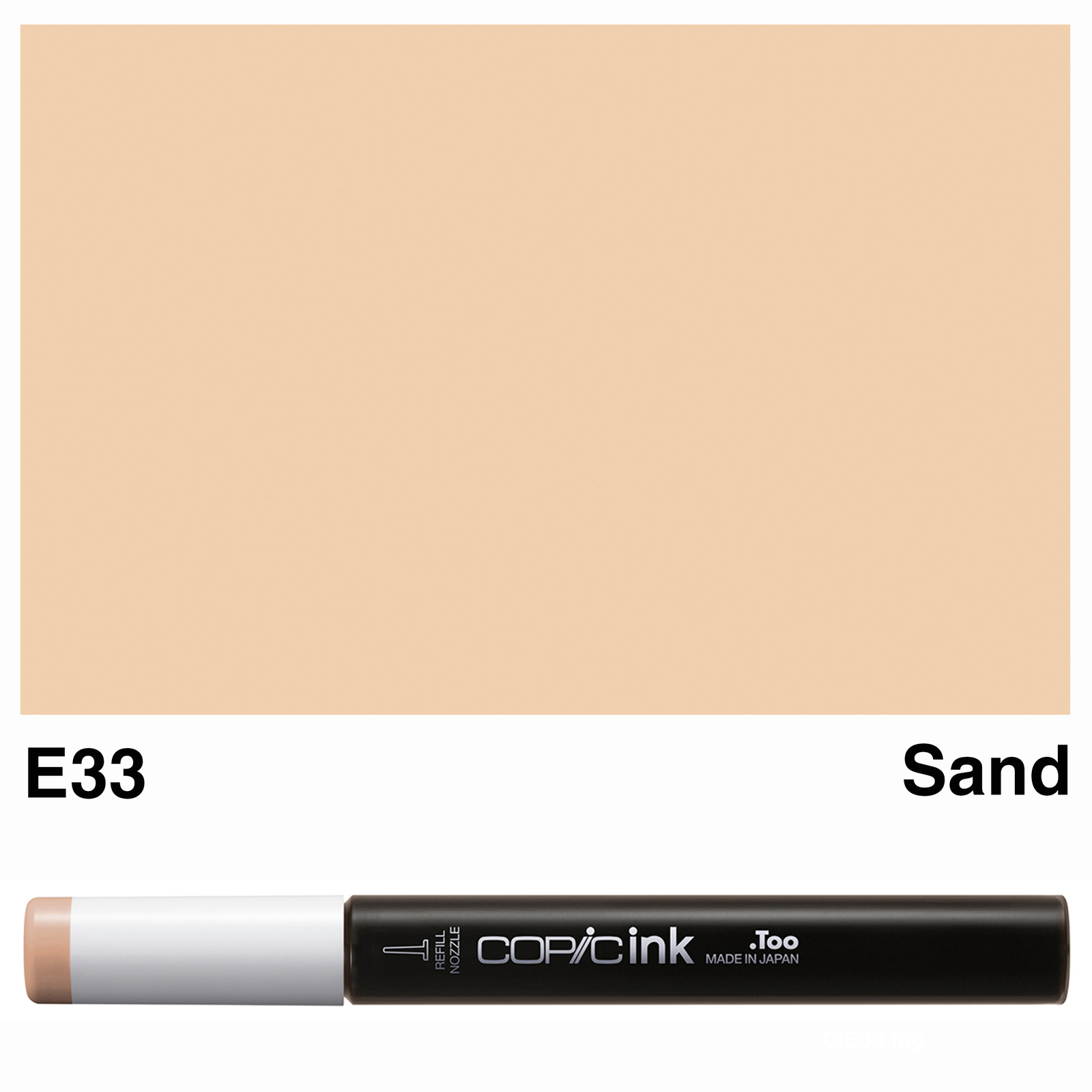 E33　(Refill)　12ml　Ink　Copic　Sand