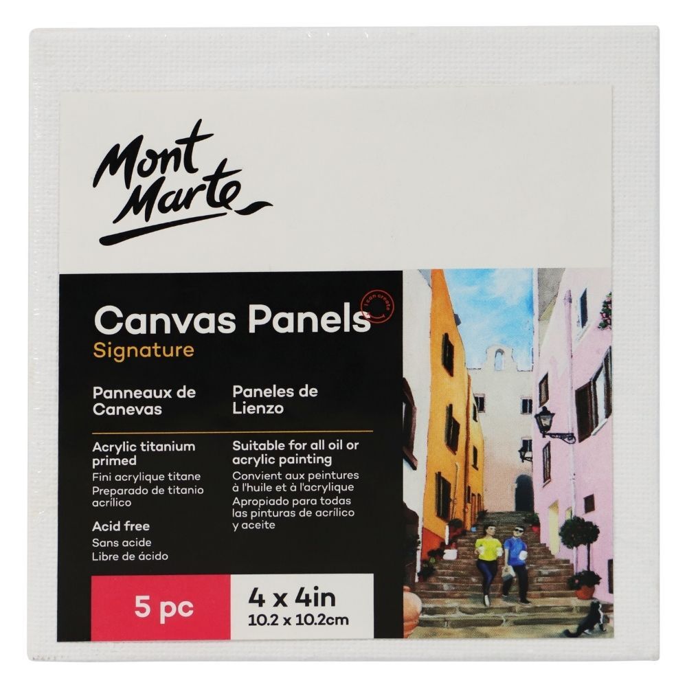 4x4'' Canvas + Easel Set ($5) — Let's Art About It