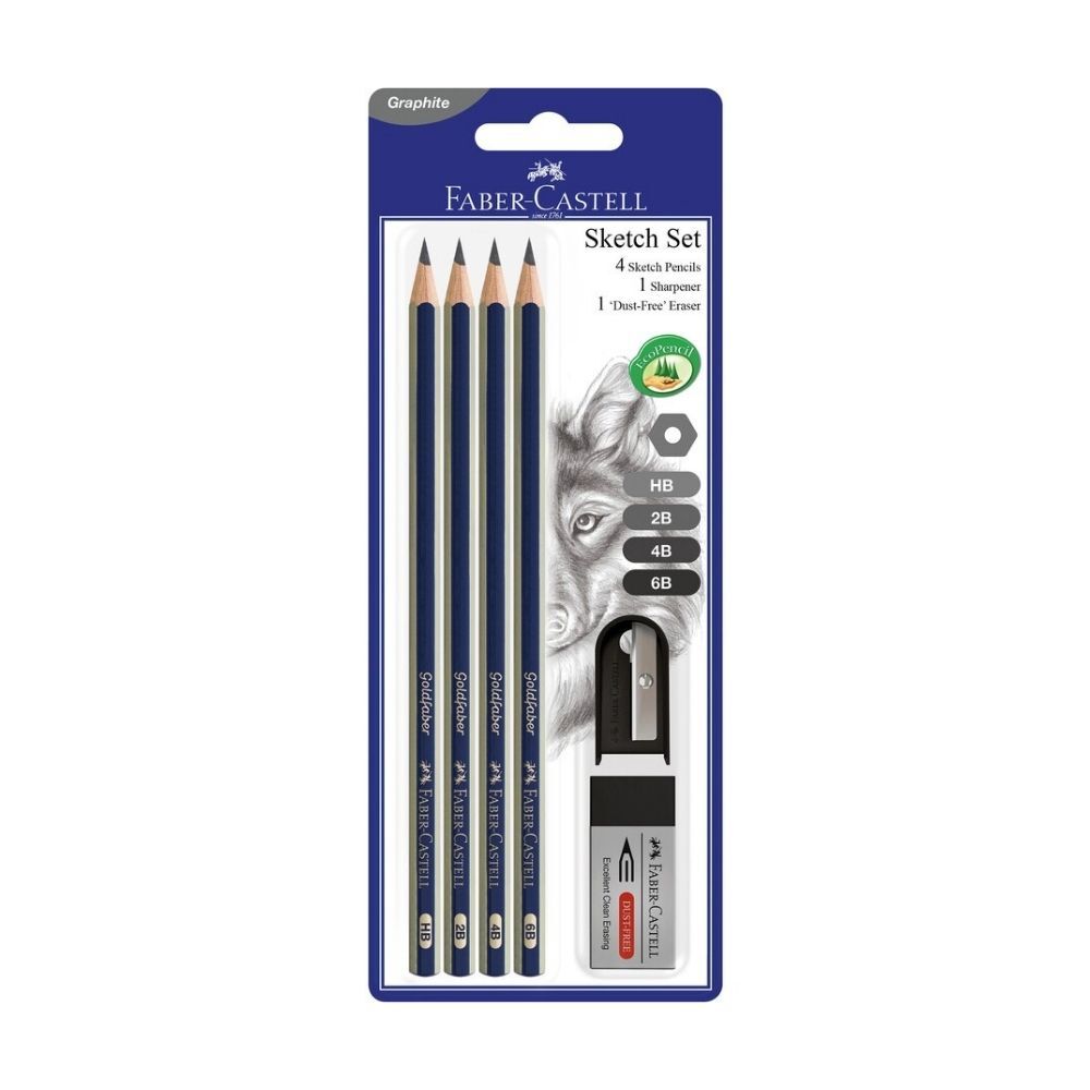 Faber-Castell Goldfaber Sketch Marker Set of 6 Fashion - Refillable Marker Pens