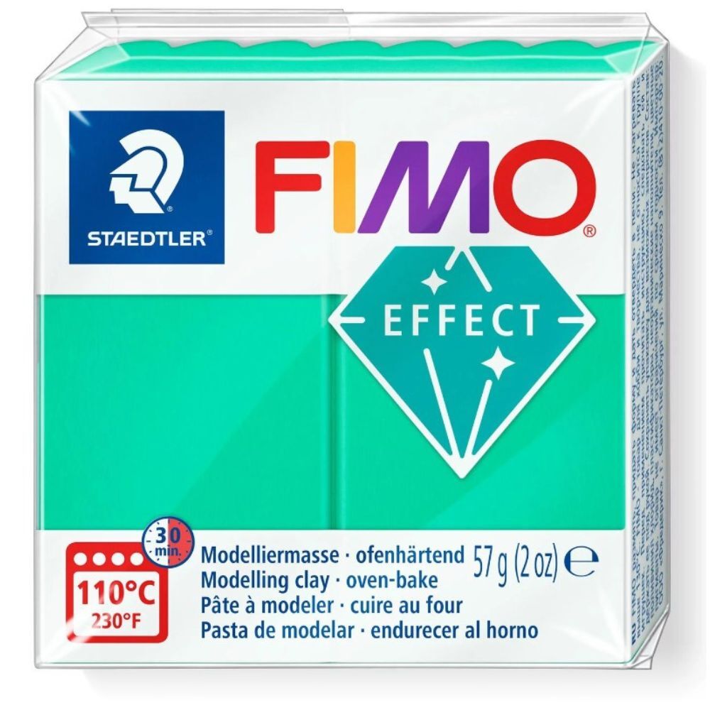 FIMO Effect Polymer Clay (2 oz) - AQUA – The Clay Republic