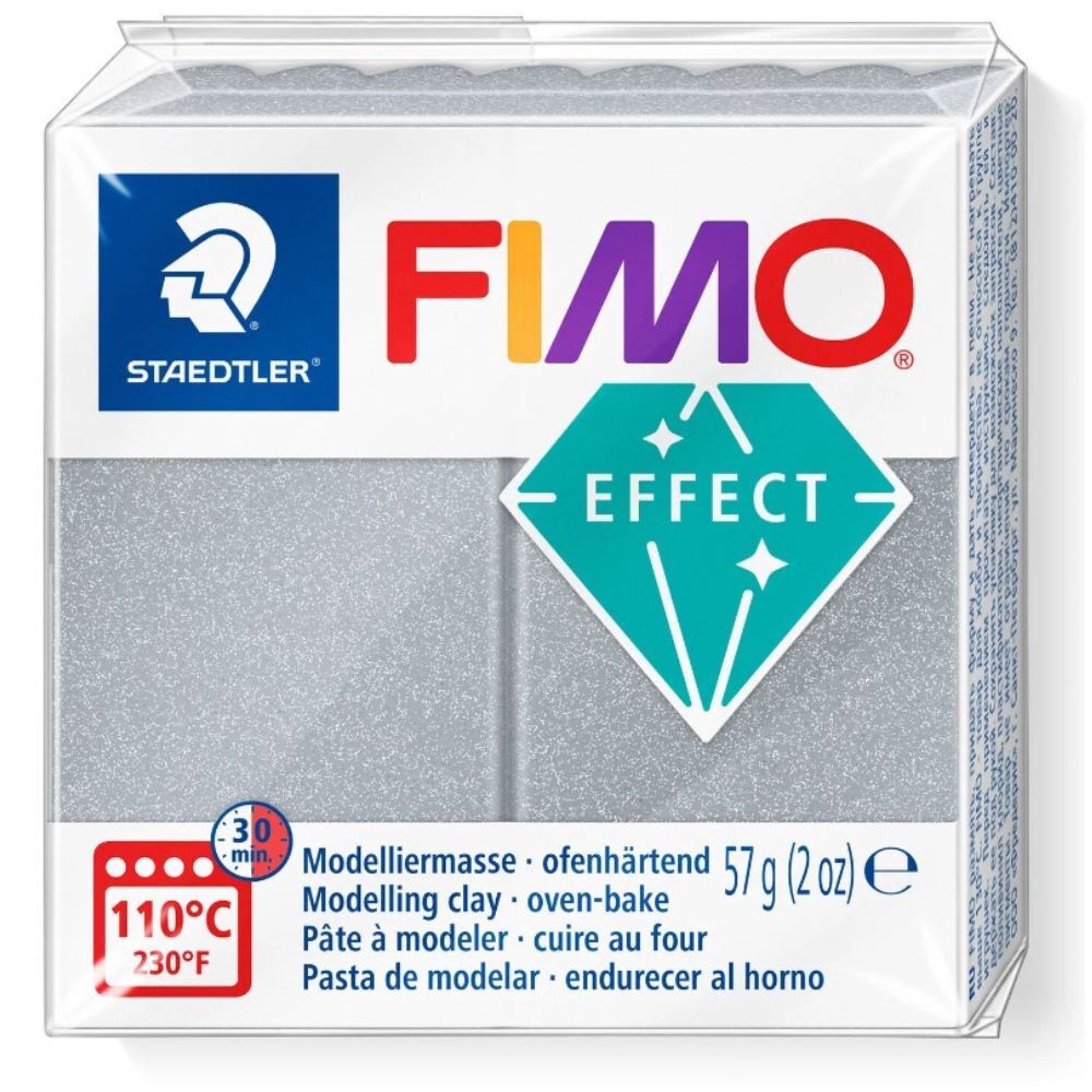 Fimo Soft & Effect Polymer Oven Modelling Clay - 57g - Set of 24 - Comes in Gift Box with Modelling Tool & Surface Protector