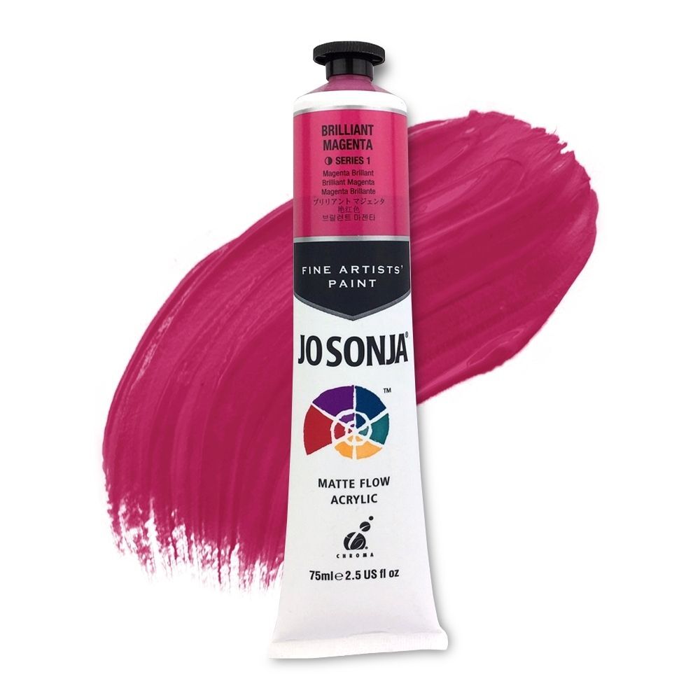 Jo Sonja Acrylic Paint 75ml S1 - Brilliant Magenta