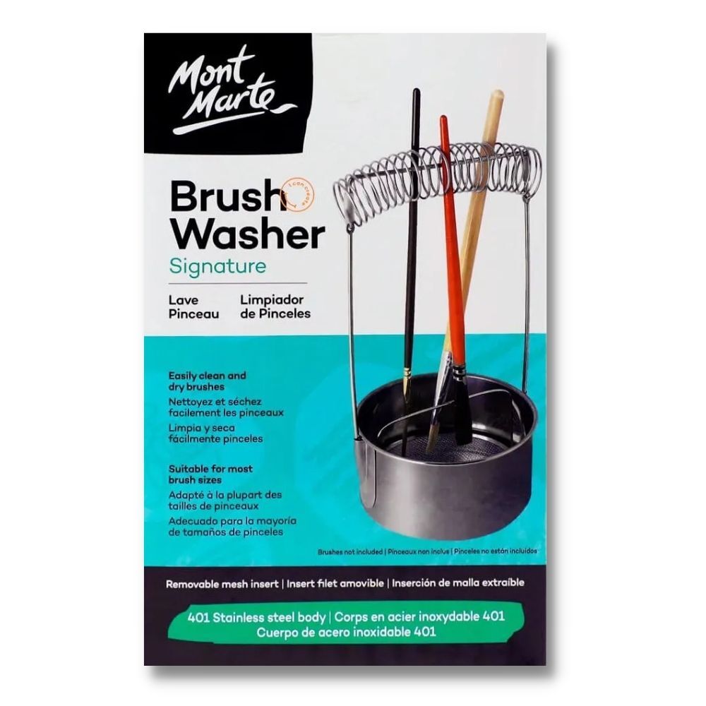 Mont Marte Stainless Steel Brush Washer