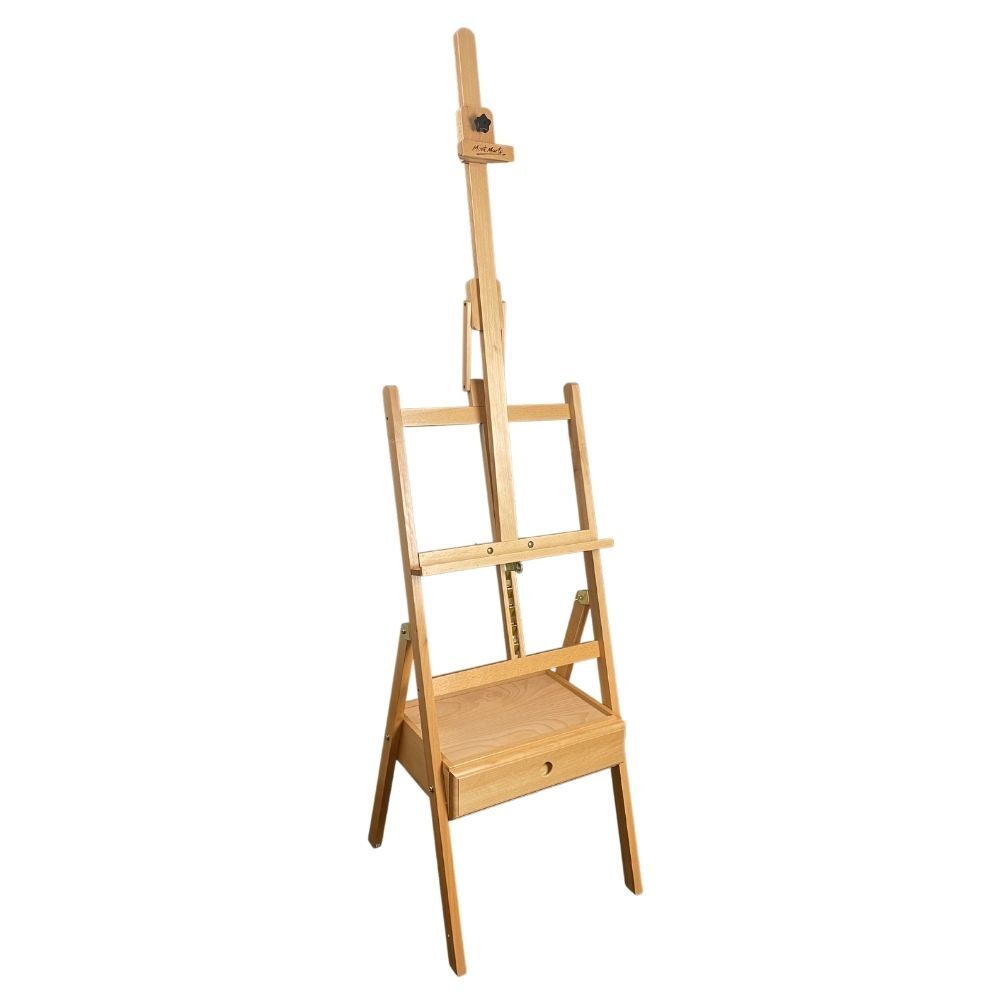 Holds Canvases up to 35in in Height Beech Wood Mont Marte Signature Box Floor Easel 