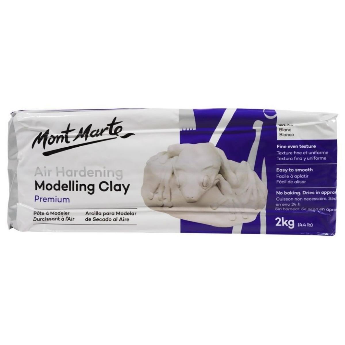 DAS Air Hardening Modelling Clay 500g White