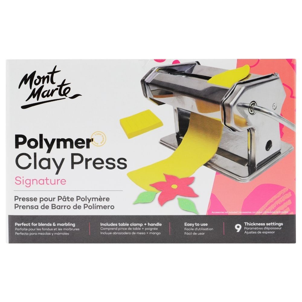 Mont Marte Polymer Clay Press - Rolling / Conditioning Machine