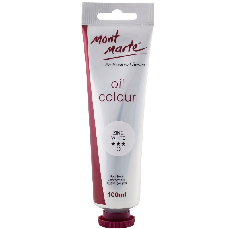 Mont Marte Oil Paint Colour Chart