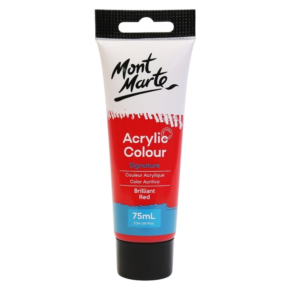 Glitter Paint 75ml (2.5 US fl.oz) - Red – Mont Marte Global