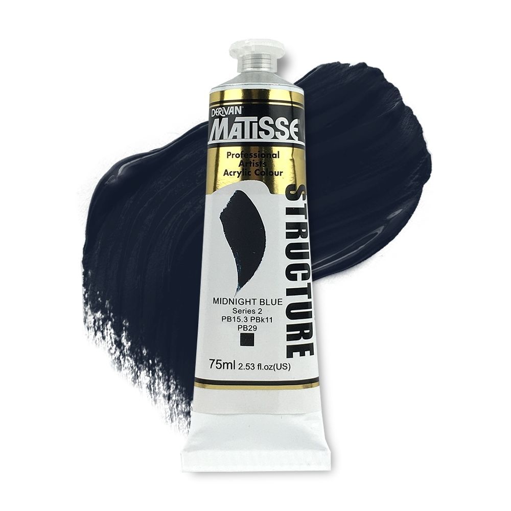 matisse structure acrylic 75ml s2 - midnight blue