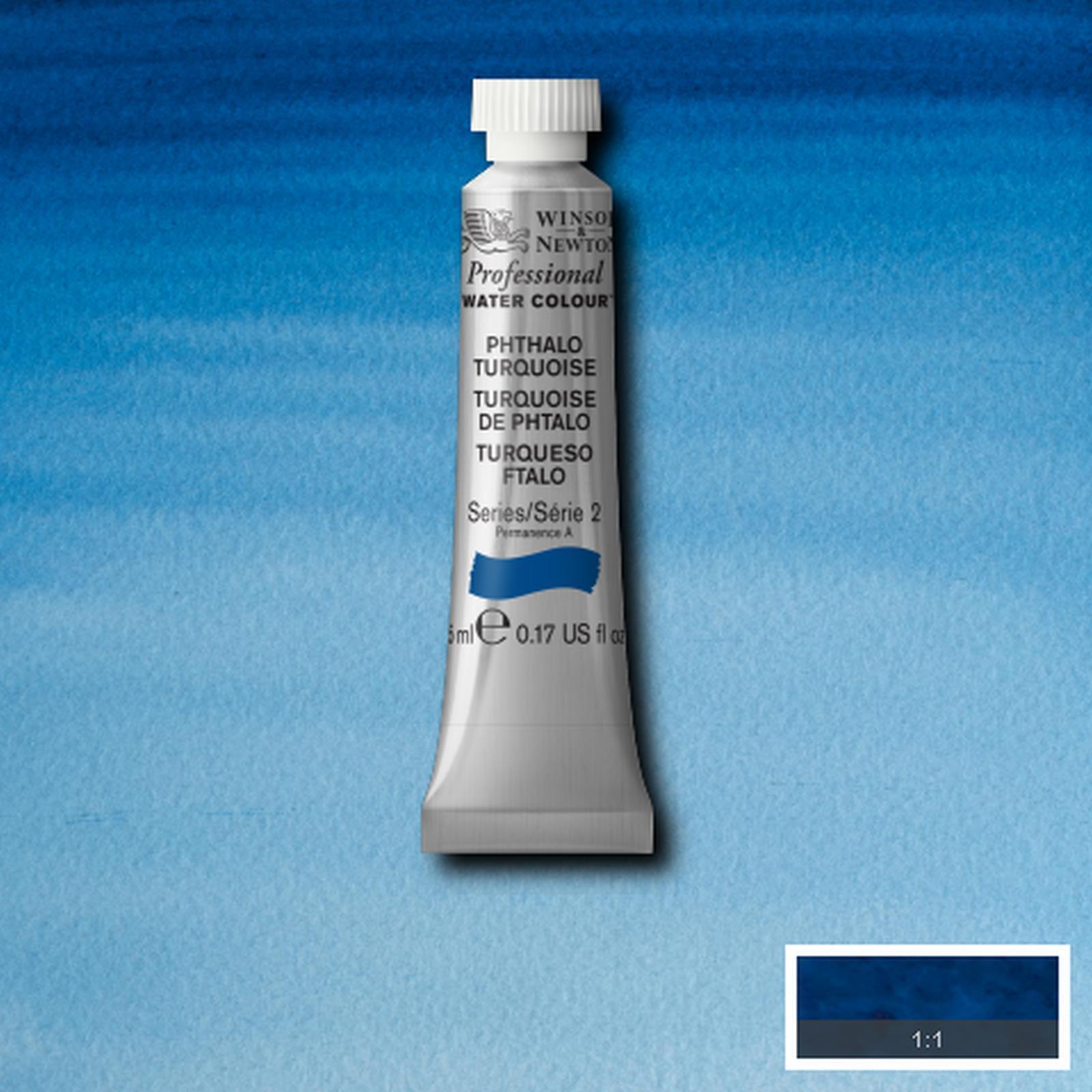 Professional Watercolour - Phthalo Turquoise, 14ml