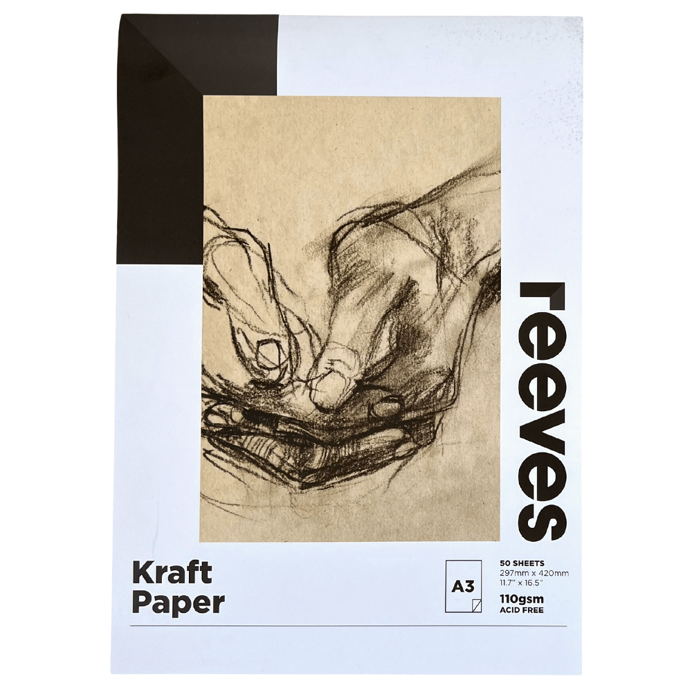 Reeves Kraft Paper Pad A3 110gsm 50 Sheets