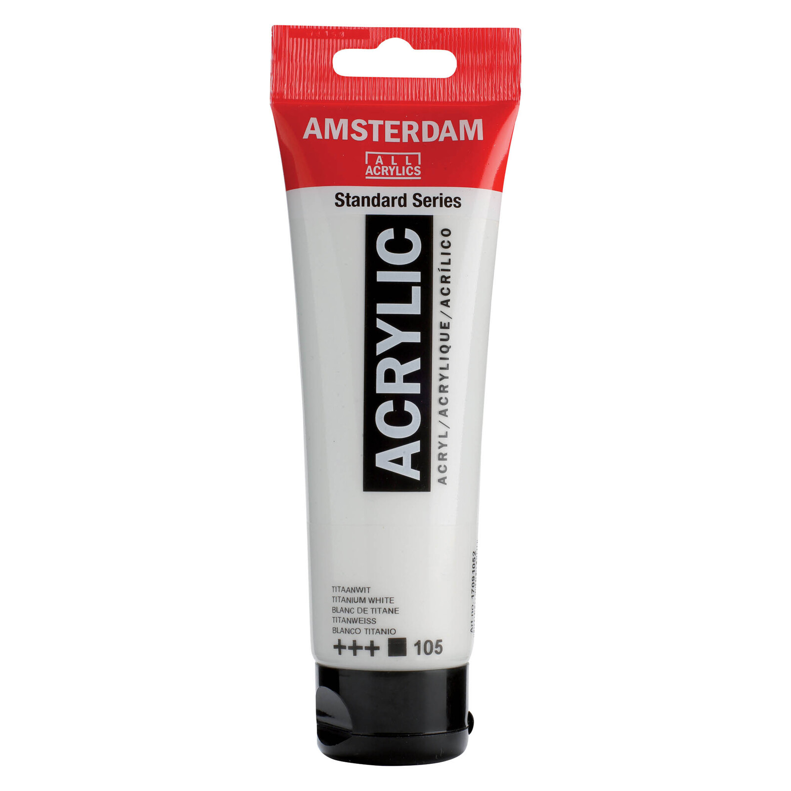 Acrylic Premium Artist Paint, 120ml Tube (White Acrylics, Red