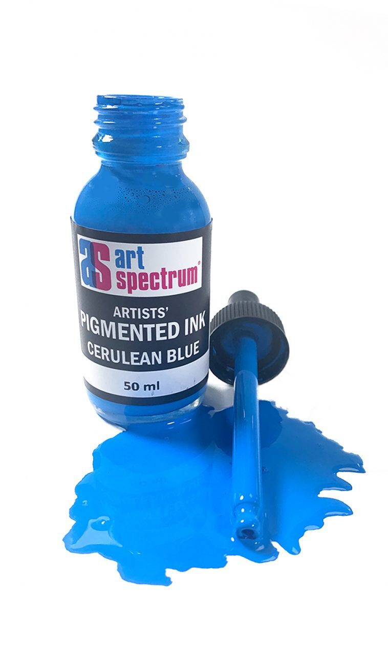 Art Spectrum Pigmented Ink 50ml - Cerulean Blue
