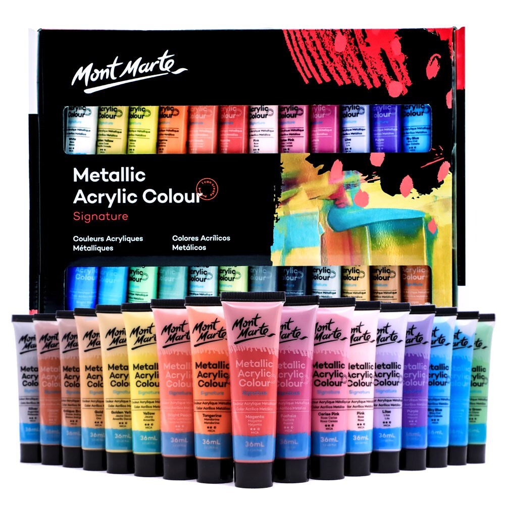 Mont Marte Acrylic Paint Set, Art Supplies