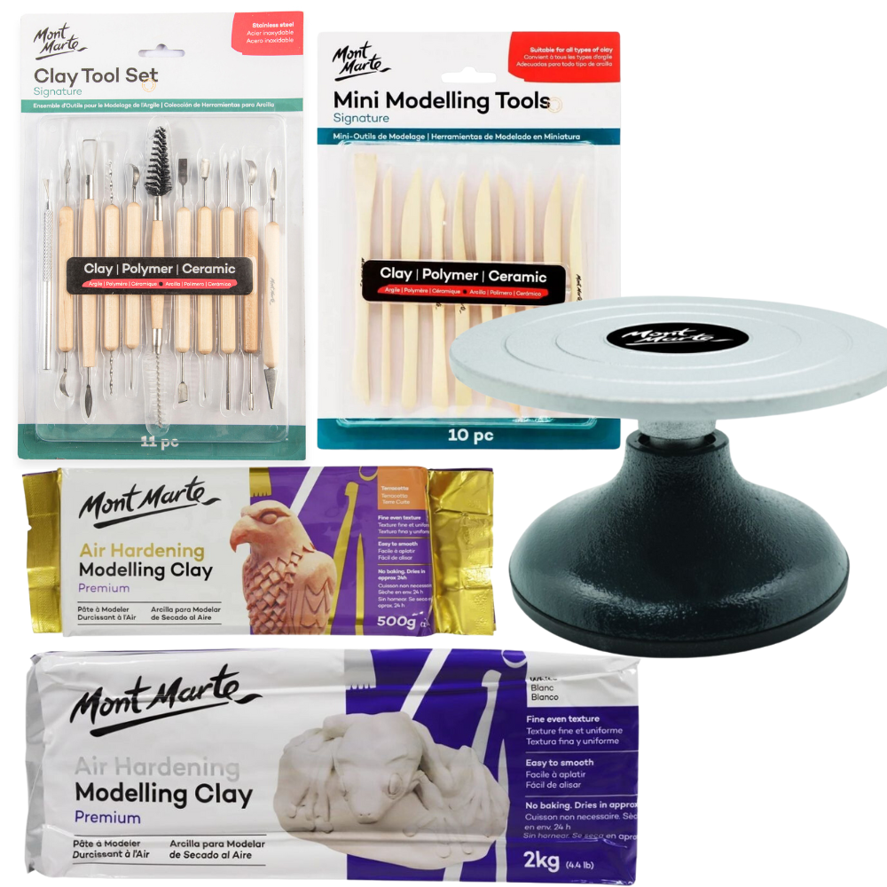 Beginner Friendly Air Dry Clay Sculpting Kit