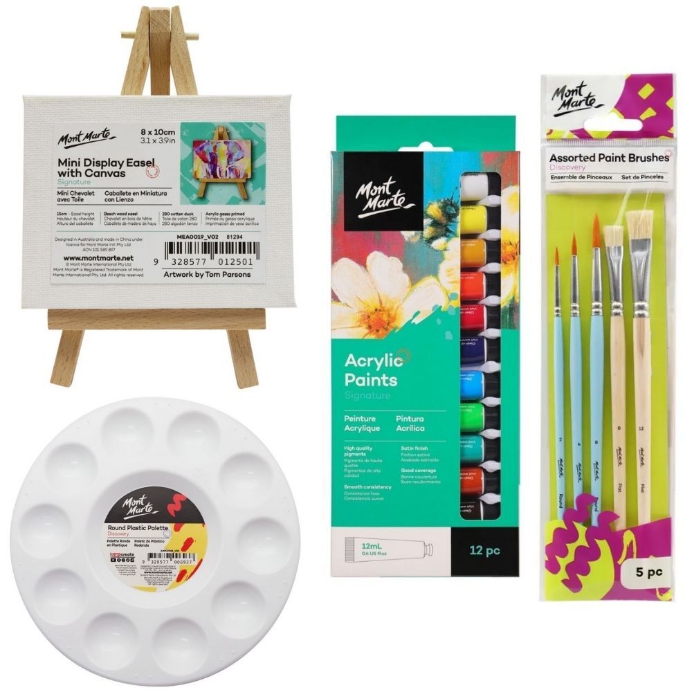 Paint and Sip Affordable Mini Beginner Set
