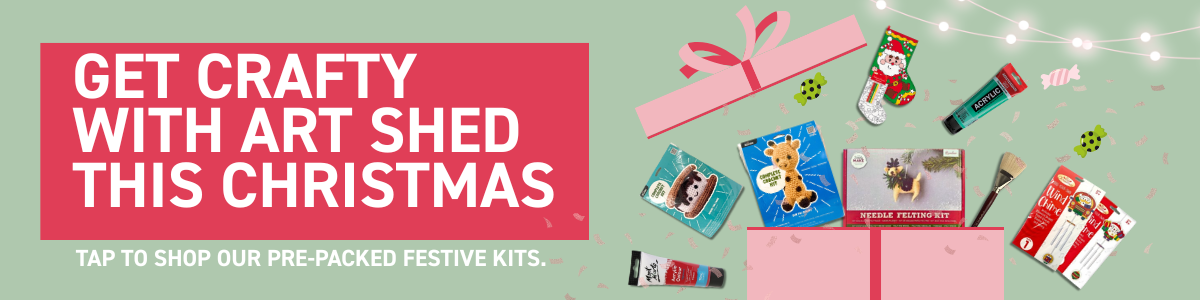 Art Shed Christmas craft kits on sale – ready-to-go festive DIY kits for kids and adults