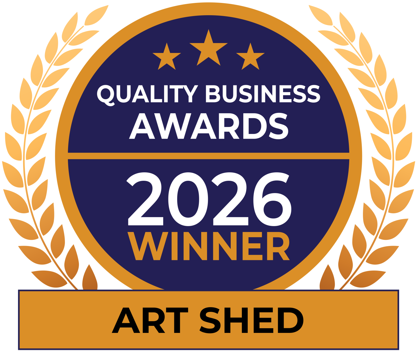 Art Shed 2026 Quality Business Award winner for Best Craft Store in the City of Kingston