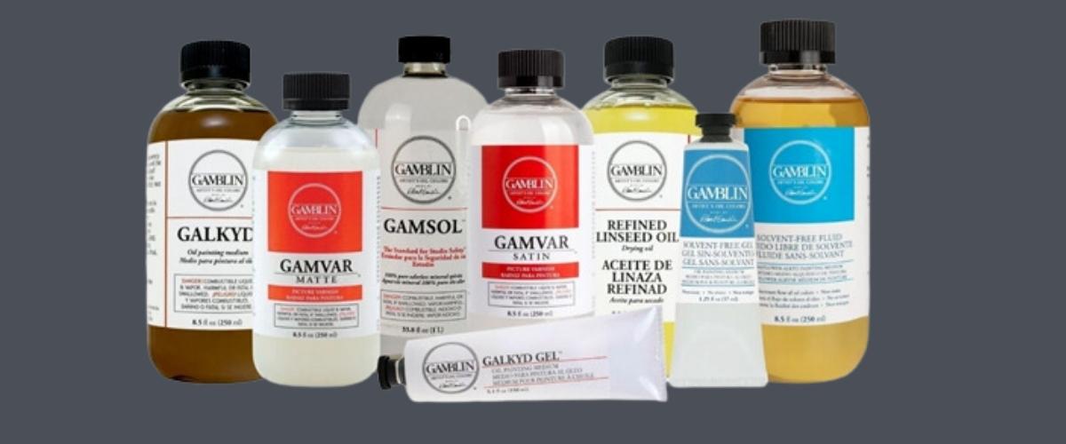 GAMBLIN - GALKYD - OIL PAINTING MEDIUM - FOR OIL PAINT - 8.5 OZ - NEW