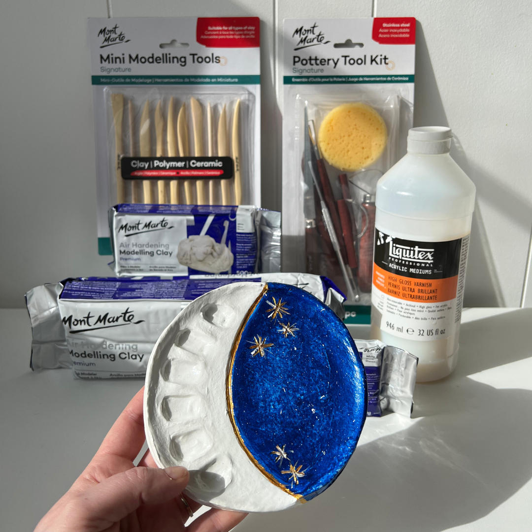Art Shed Blog Sculpting and Modelling DIY Clay Paint Palette