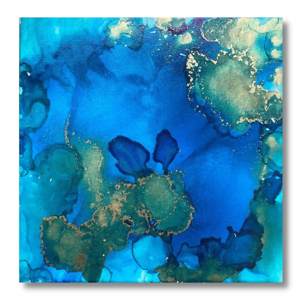 Art Shed Blog INKS How to apply alcohol inks to canvas