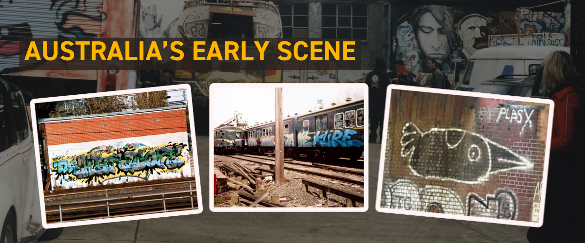 Historic Australian graffiti and early urban art murals in Melbourne’s laneways