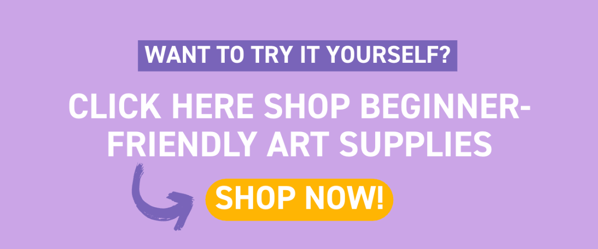 Beginner art supplies for drawing and acrylic painting