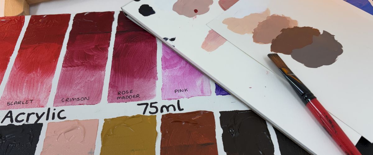 Art Shed blog on easy painting ideas for beginners with DIY wall art, colour tips and creative inspiration