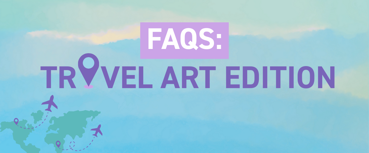 Frequently asked questions about travelling with art supplies, packing art kits and painting safely while on the move.