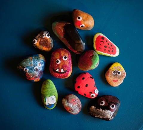 American Crafts Best Ideas For Kids Craft Kit-Cactus Rock Painting