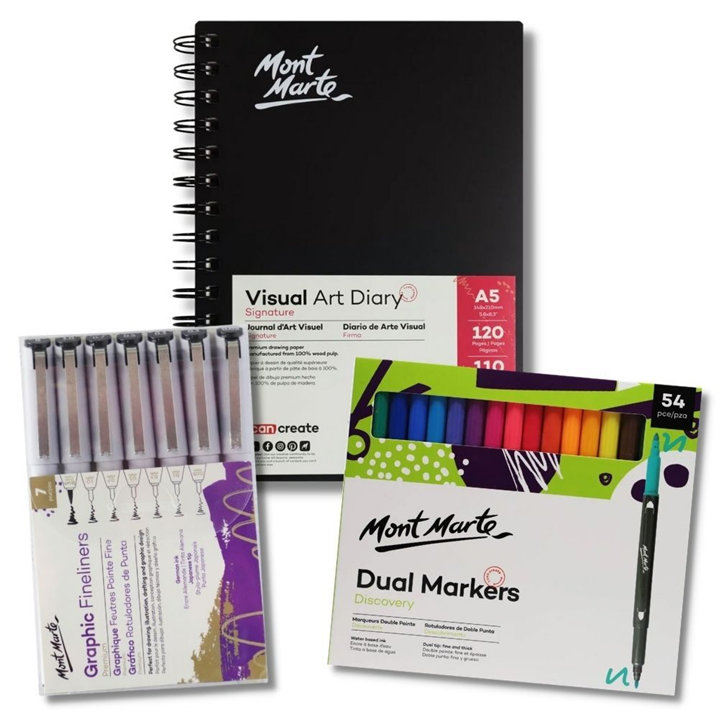 Stay organised and inspired with the Mont marte Artist Storage Box