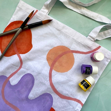 Women's Tote Bag Hand painted ladies cotton bags Ecofriendly women's handbag  | eBay