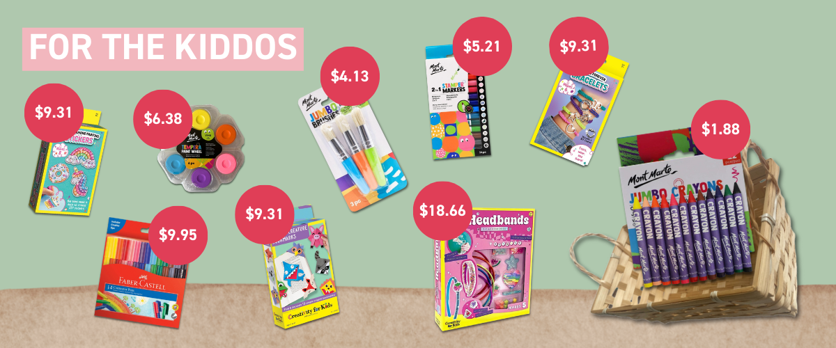 Kids’ art gifts under $25 including crayons, markers and creative DIY kits