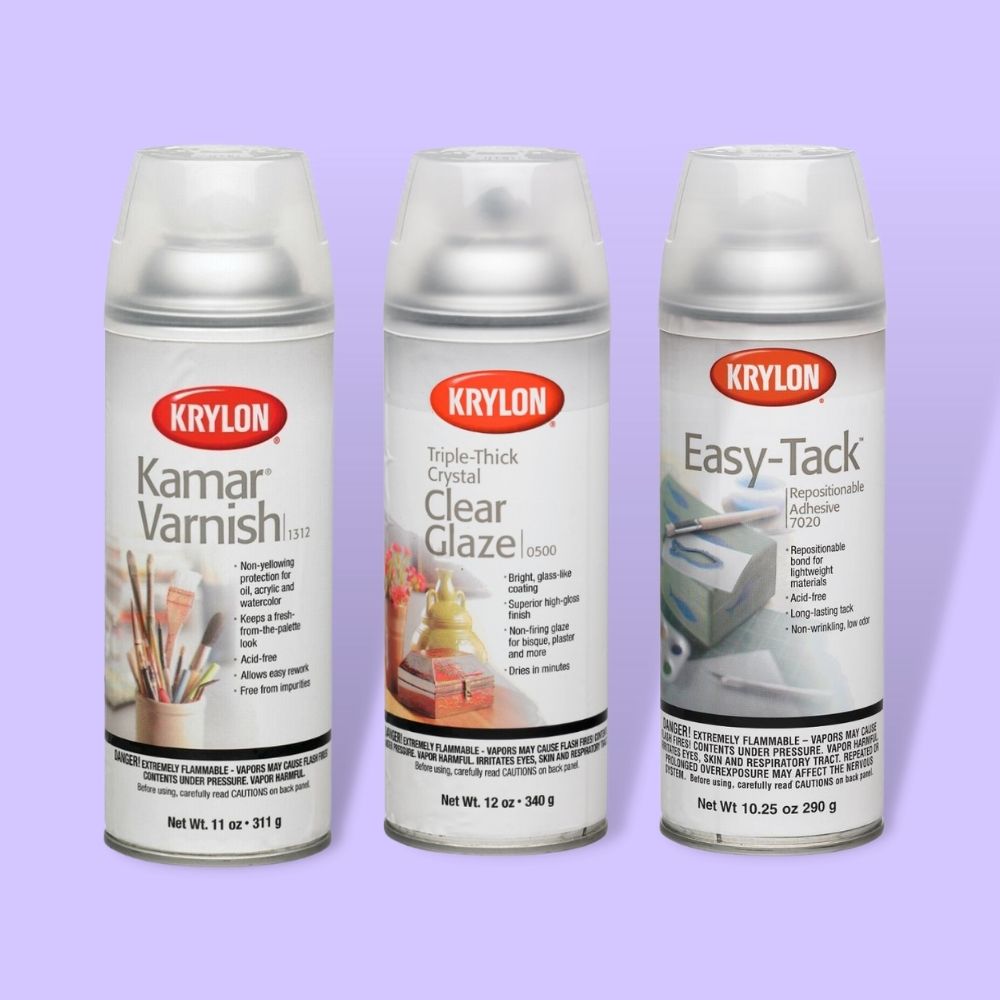 Krylon : Clear Workable Fixatif : 11oz