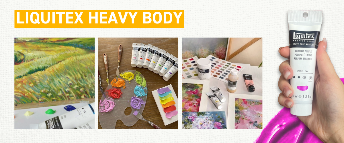 Mont Marte Dimension Heavy Body Acrylic paint in thick, textured brush strokes on canvas, showcasing high pigment load, impasto techniques, and rich colour depth for textured artworks.