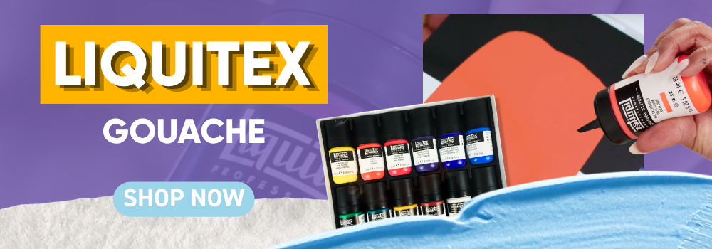  Liquitex acrylic gouache paint bottles — large format permanent acrylic gouache for illustrators and mixed media artists, Art Shed Australia