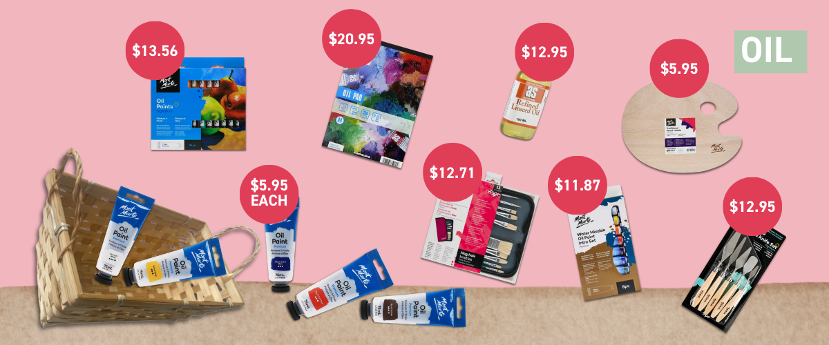 Budget-friendly oil painting gifts under $25 including water-mixable oils and tools