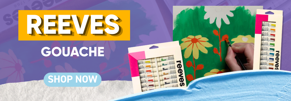  Reeves gouache paint sets — entry level gouache paint for beginners and students, Art Shed Australia