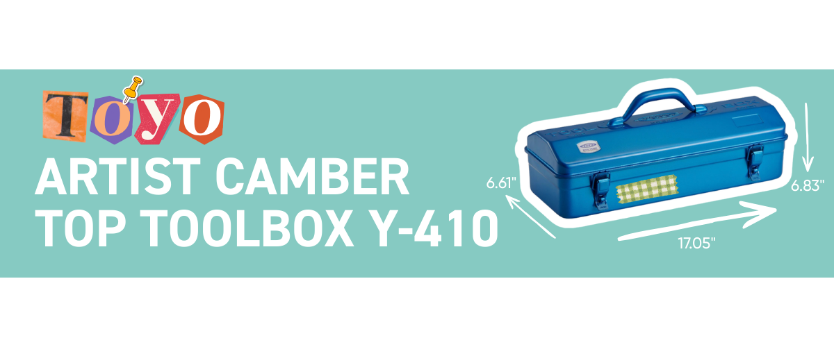  Toyo Camber Top Toolbox Y-410 steel toolbox for art supplies