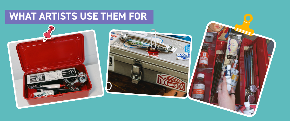  Creative uses for Toyo toolboxes in art studios and craft spaces