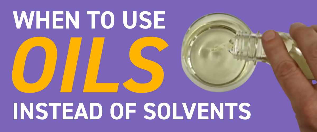 Oil painting comparison showing when to use oils instead of solvents for smoother blending