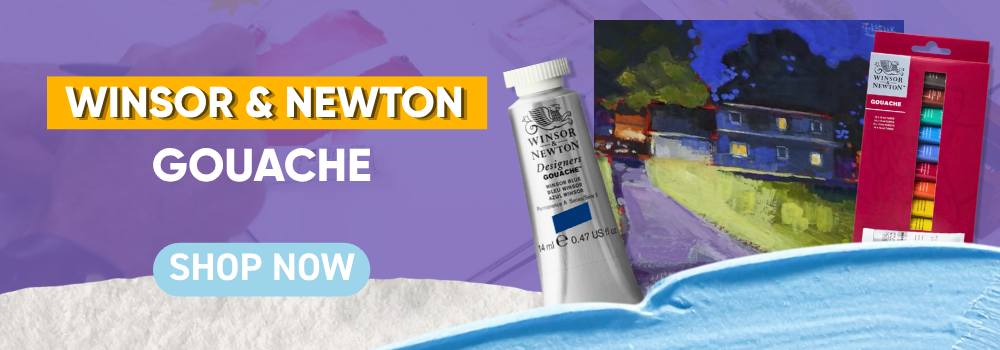 Winsor and Newton designers gouache paint — extensive professional gouache colour range for illustrators and commercial artists, Art Shed Australia