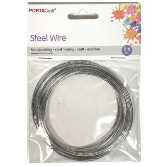 Portacraft Steel Wire 0.8mm x 5.6m