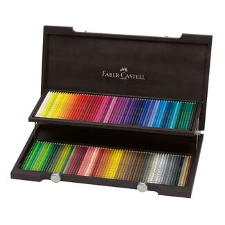 Faber Castell Polychromos Artist's Colour Pencils Wooden Case of 120
