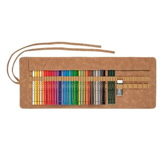 Polychromos Artist's Colour Pencils Roll Set of 34