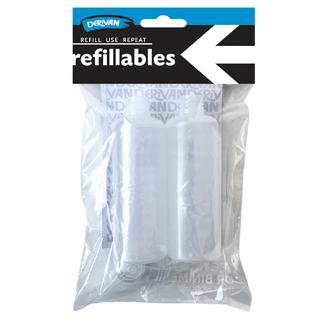 Derivan Refillables Plastic Bottle Lid & Nozzle 135ml 2pc