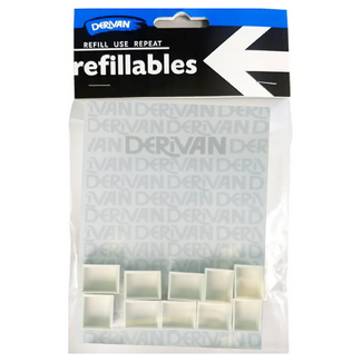 Derivan Plastic Watercolour Full Pans Empty 10pc