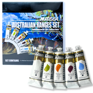 Matisse Structure Australian Ranges Fundamental Set 5 x 75ml