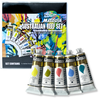 Matisse Structure Australian Reef Fundamental Set 5 x 75ml
