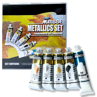 Matisse Structure Metallics Fundamental Set 5 x 75ml